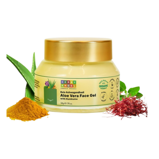 Herby Angel Aloe Vera Gel with Saffron For Babies & Kids