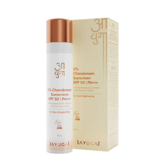 Buy Ayuga 2% Chandanam Sunscreen SPF 50/PA+++ from DrMediCart, Ship from India to USA