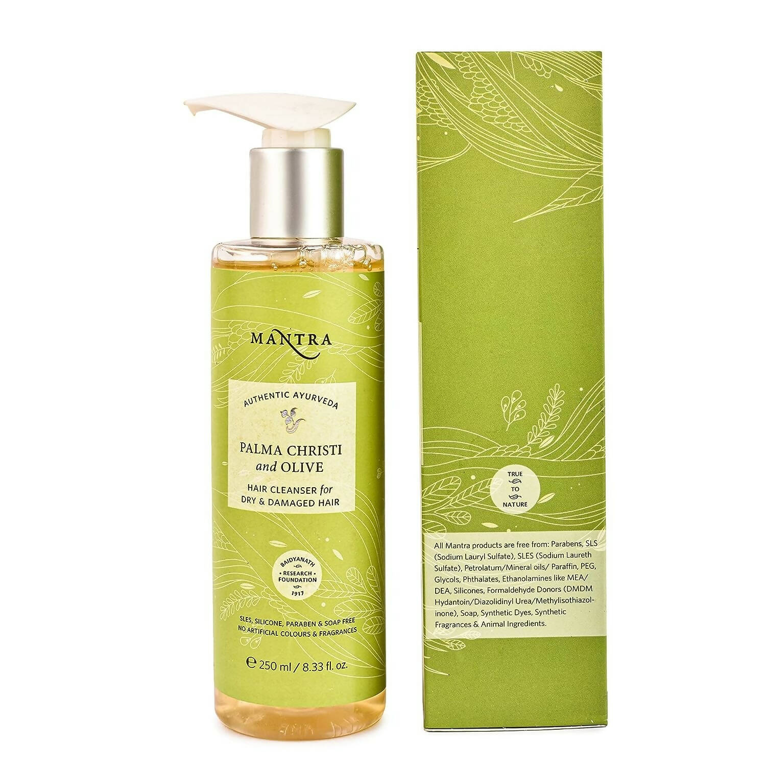 Buy Mantra Herbal Palma Christi and Olive Hair Cleanser For Dry & Damaged Hair from DrMediCart, Ship from India to USA