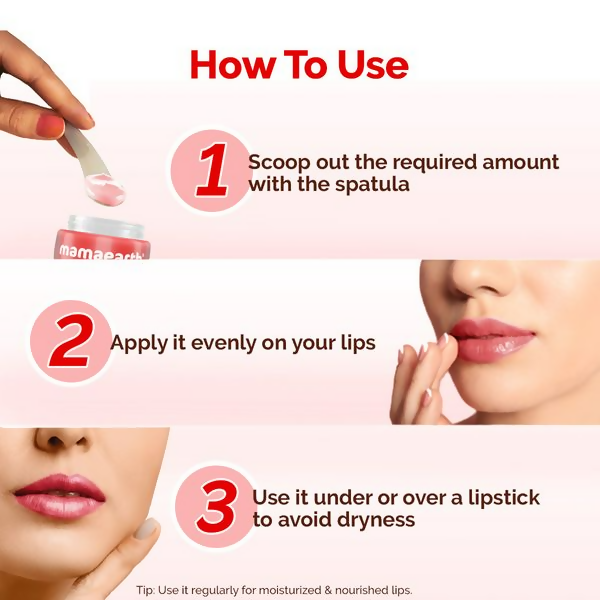 Mamaearth Cherry Moisture Therapy Lip Balm with Cherry & Vitamin E For Dry & Chapped Lips