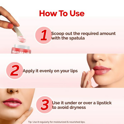 Mamaearth Cherry Moisture Therapy Lip Balm with Cherry & Vitamin E For Dry & Chapped Lips