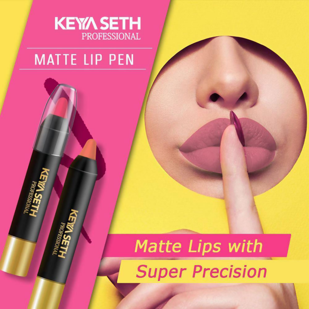 Keya Seth Aromatherapy Professional Matte Lip Pen - Duskey Rose