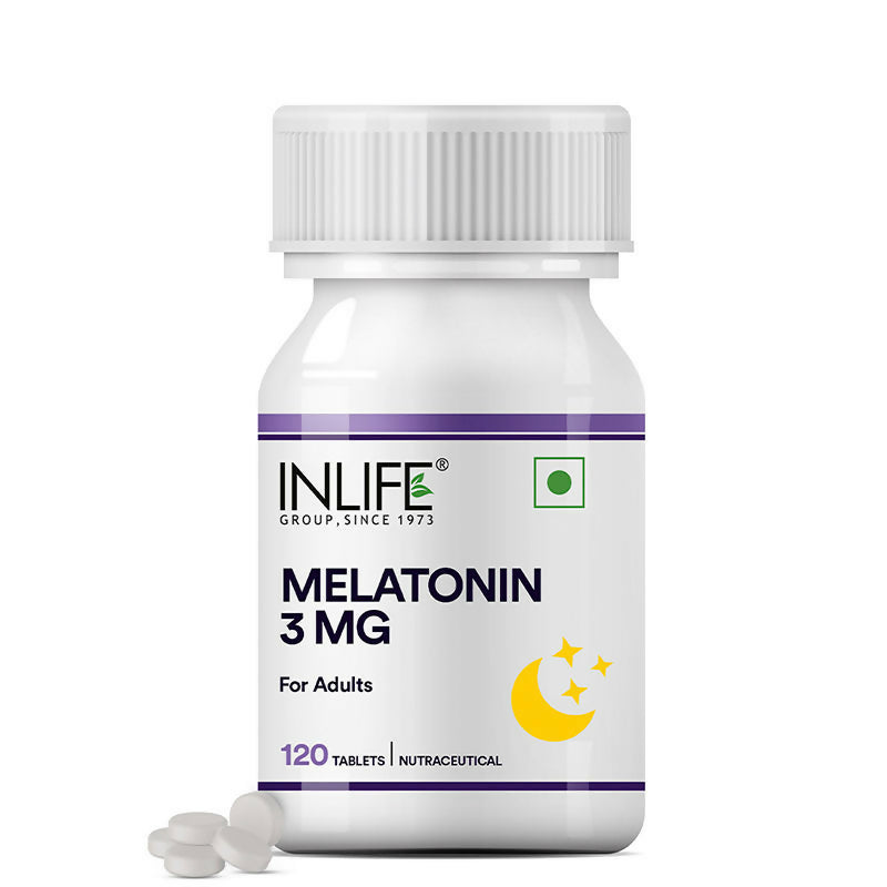 Inlife Melatonin 3mg Tablets to Promotes Sleep and Relaxation