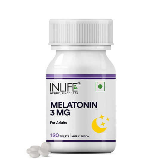 Inlife Melatonin 3mg Tablets to Promotes Sleep and Relaxation