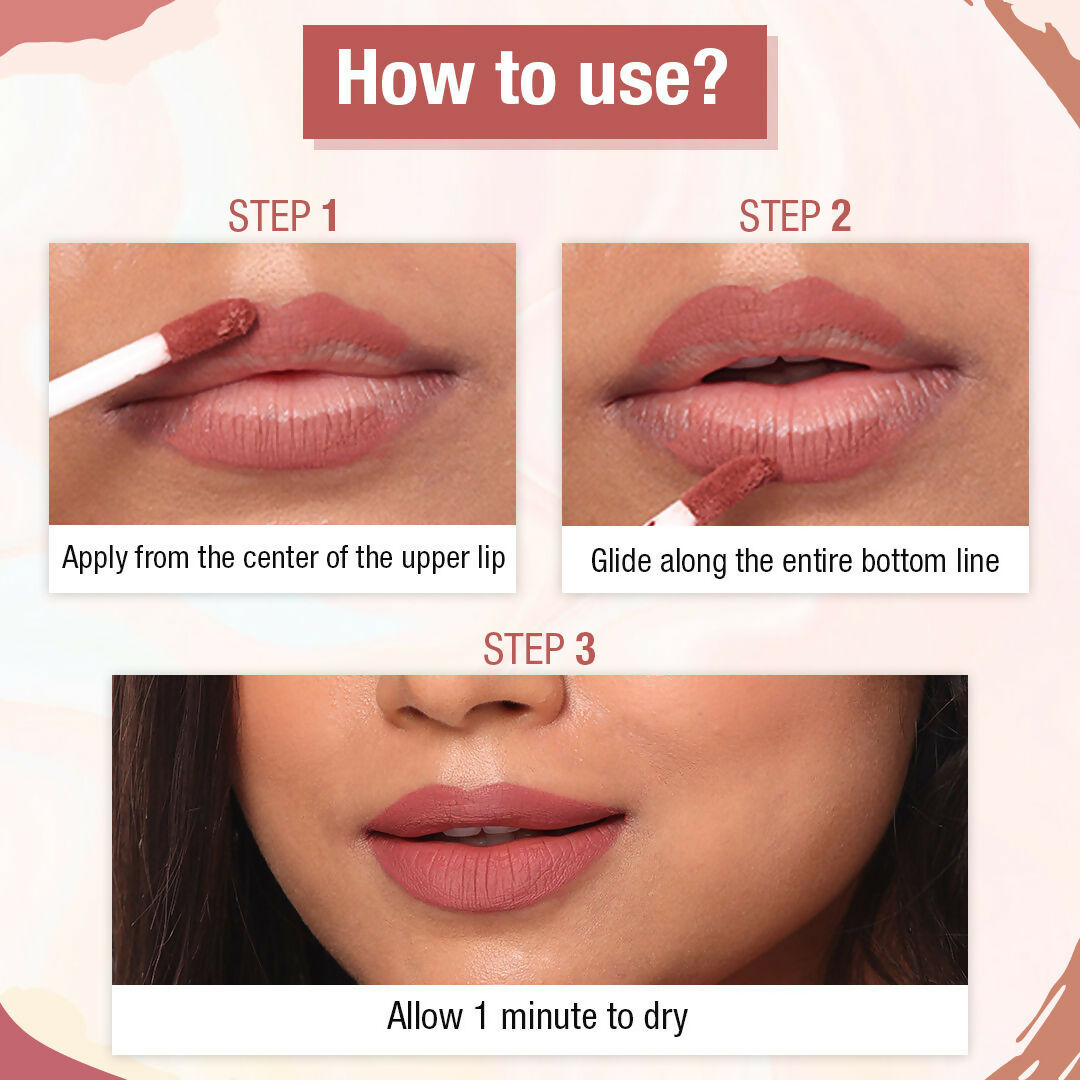 The Natural Wash Matte Velvet Longstay Liquid Mini Lipstick - 04 Pinktastic