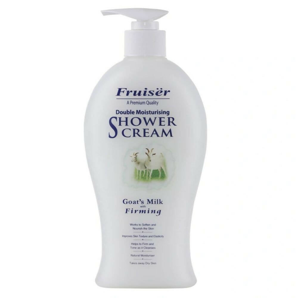 Buy Fruiser Double Moisturizing Shower Cream Firming Goat's Milk from DrMediCart, Ship from India to USA