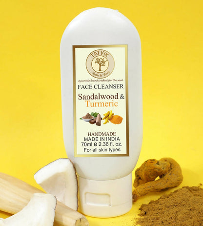 Buy Tatvik Ayurveda Sandalwood & Turmeric Face Cleanser from DrMediCart, Ship from India to USA