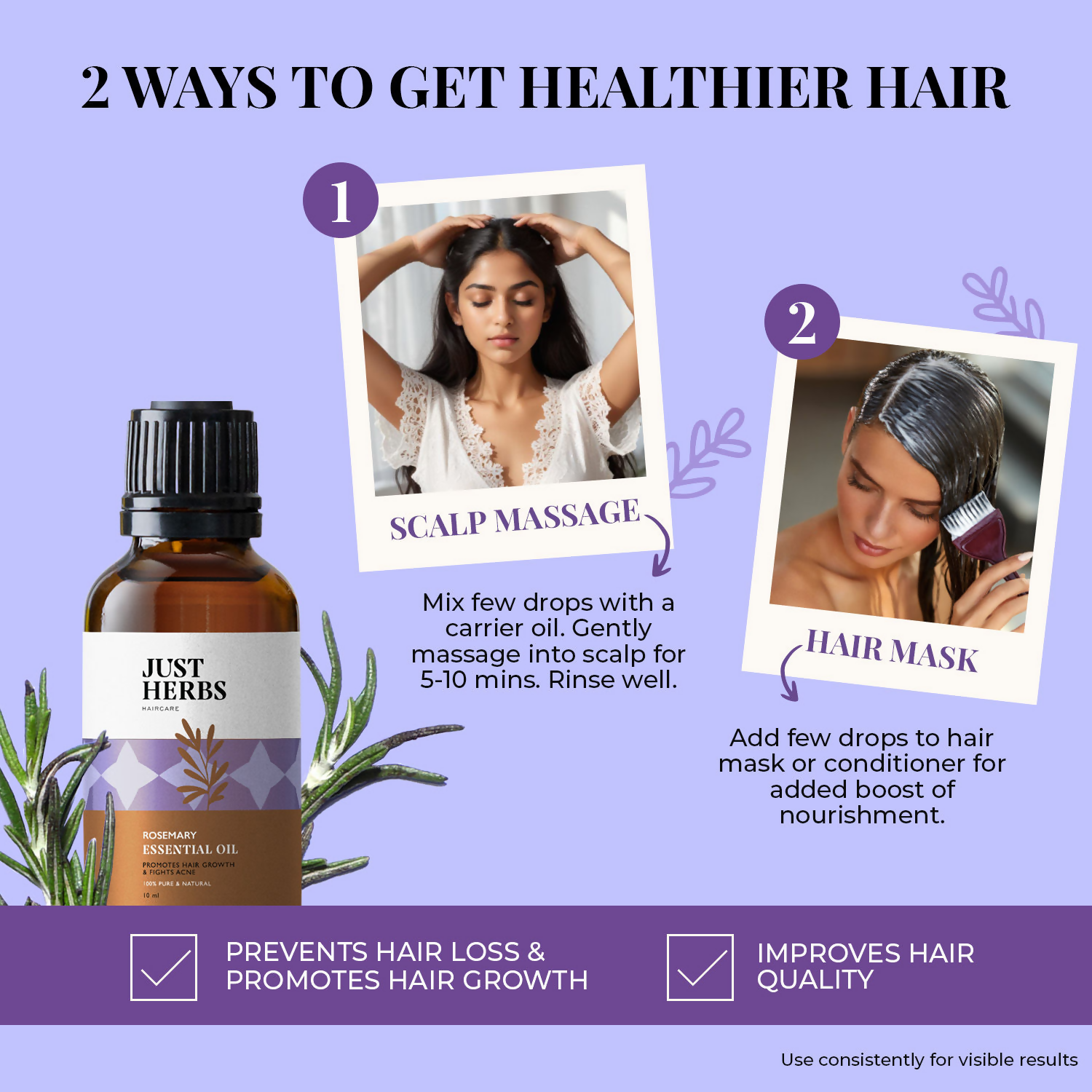 Just Herbs Rosemary Essential Oil