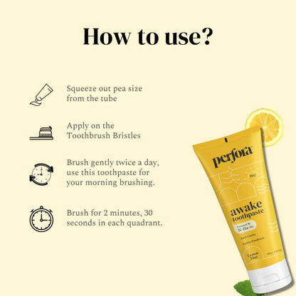 Perfora Awake Toothpaste Lemon Mint