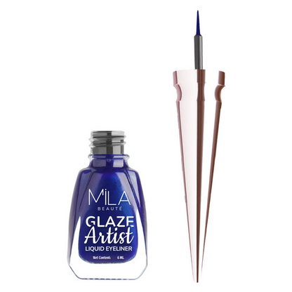 Mila Beaute Glaze Artist Waterproof & Smudge Proof Eyeliner - Infinite Blue