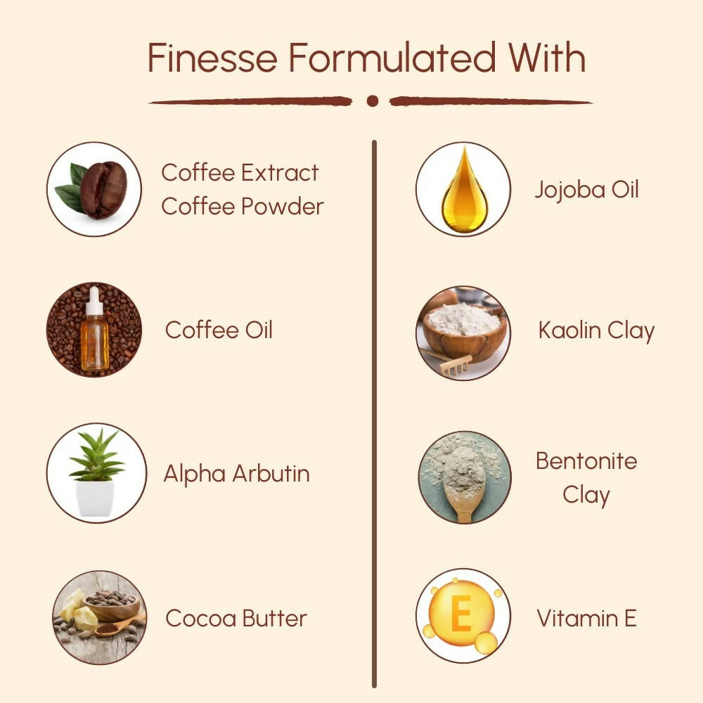Bornfeel Coffee Face Pack With Coffee Extract And Alpha Arbutin