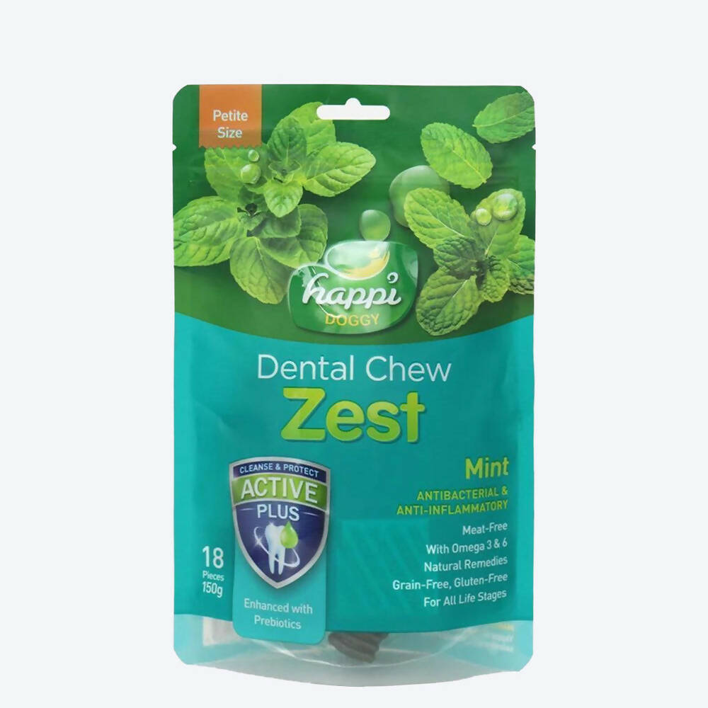 Buy Happi Doggy Dental Chew Zest - Mint