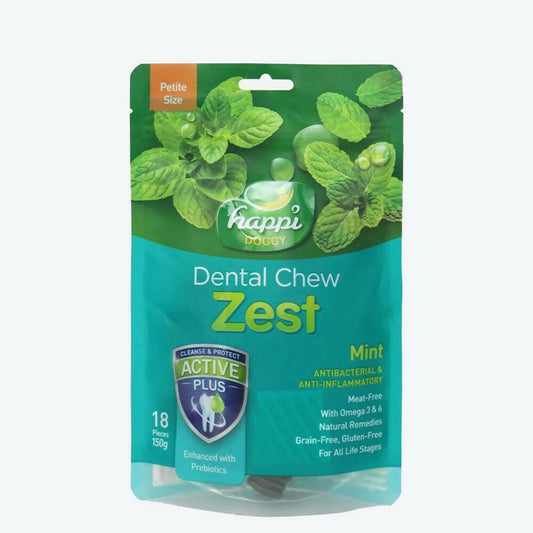 Buy Happi Doggy Dental Chew Zest - Mint