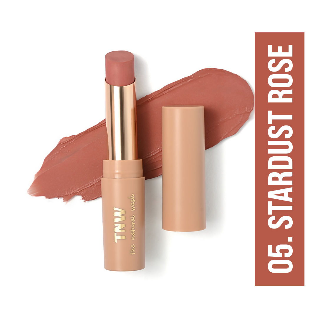 The Natural Wash Silky Matte Fusion Longstay Bullet Lipstick - Stardust Rose