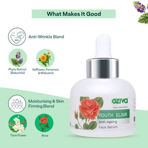 OZiva Youth Elixir Anti-Ageing Face Serum
