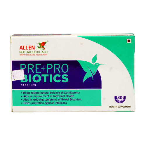 Buy Allen Homeopathy Pre + Pro Biotic Capsules from DrMediCart, Ship from India to USA