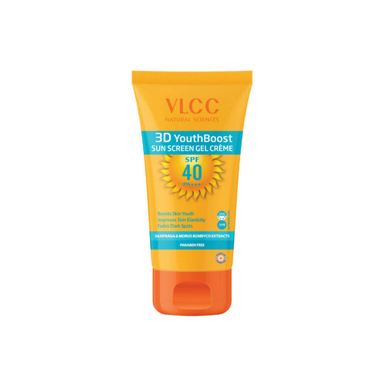 Buy VLCC 3D Youth Boost Sun Screen Gel Creme SPF 40 PA+++ from DrMediCart, Ship from India to USA