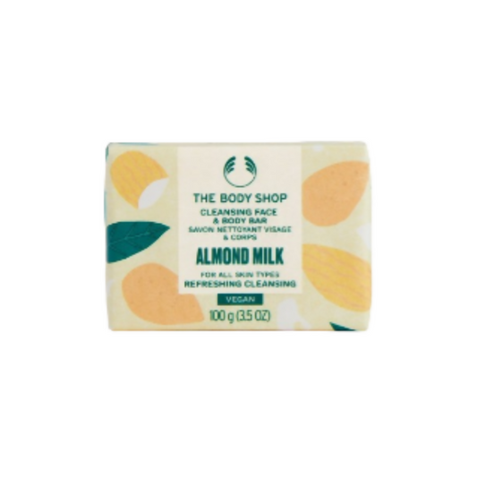 Buy The Body Shop Almond Milk Cleansing Face & Body Bar from DrMediCart, Ship from India to USA