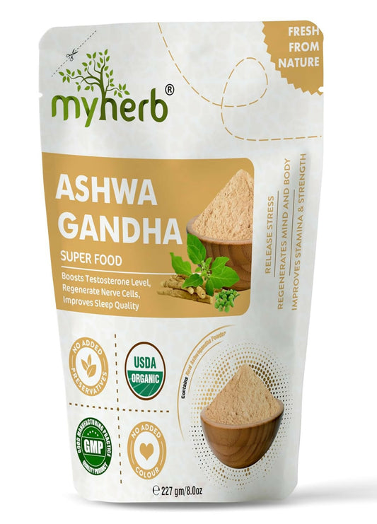 Myherb Pure Natural Organic Ashwagandha Powder