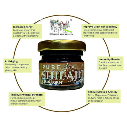 Desi Khajana Pure Himalayan Sj Resin Form