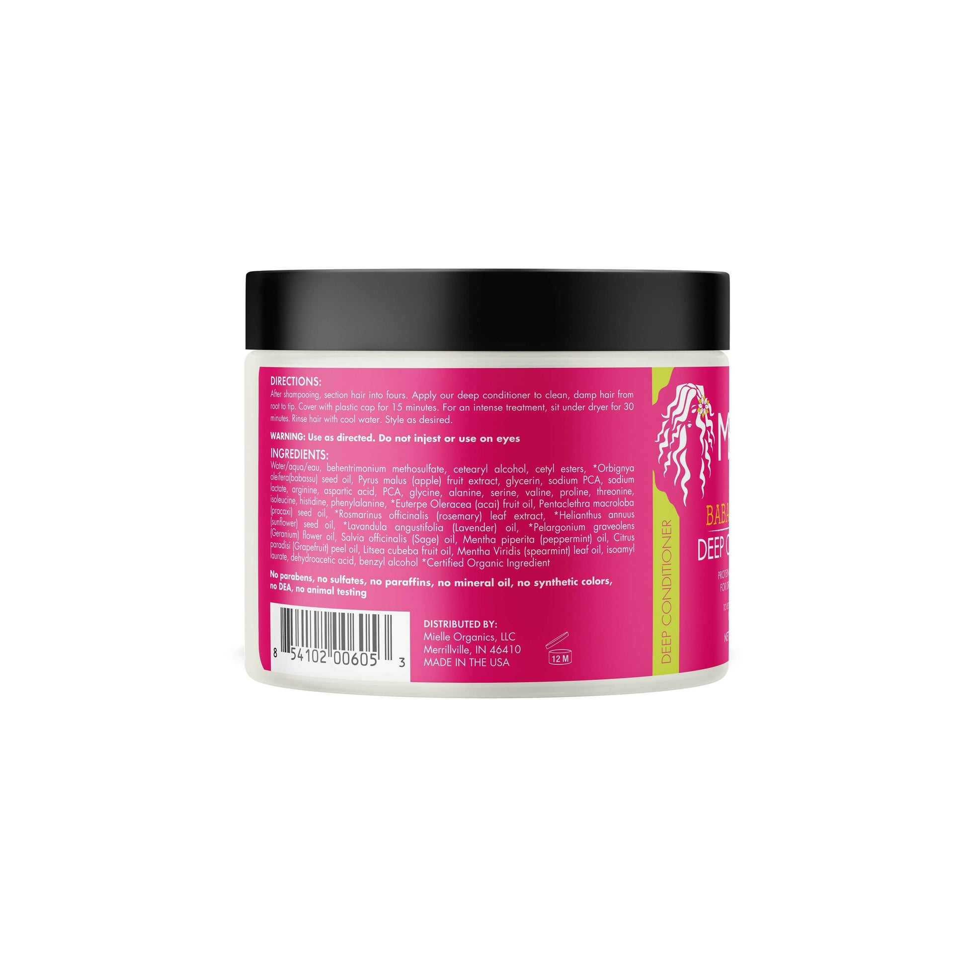 Mielle Babassu Oil And Mint Deep Conditioner
