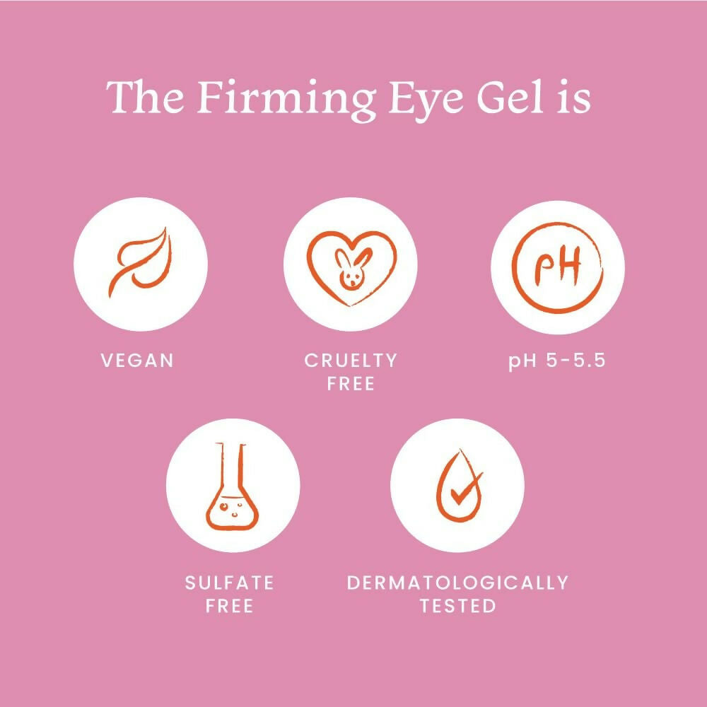 Foxtale Firming Eye Gel To Reduce Dark Circles, Puffy Eyes, Fine Lines and Inflammation