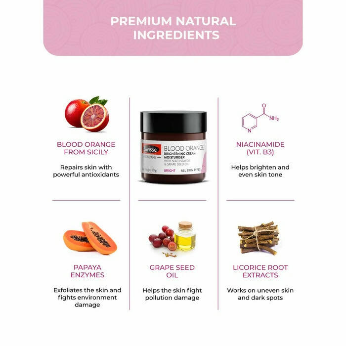 Swisse Blood Orange Brightening Cream Moisturiser - DrMediCart