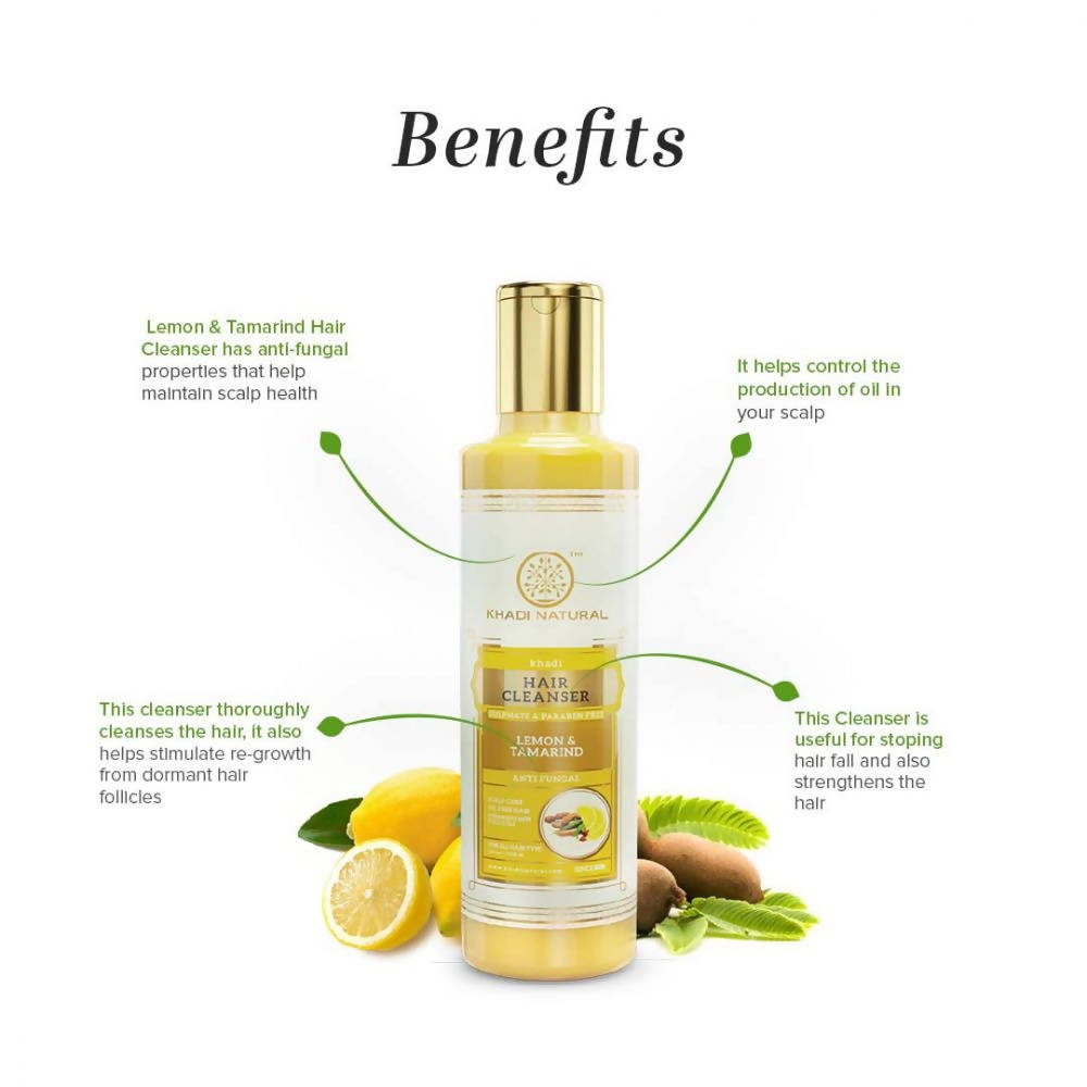 Khadi Natural Lemon & Tamarind Hair Cleanser