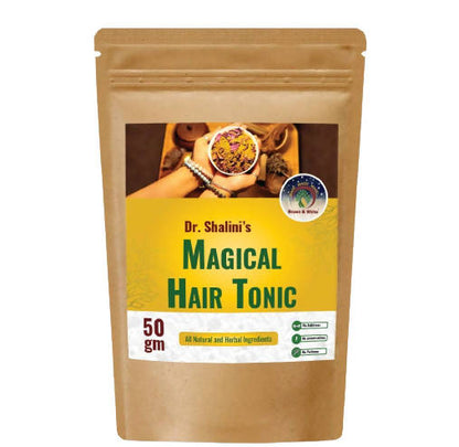Brown & White Magical Hair Tonic - DrMediCart