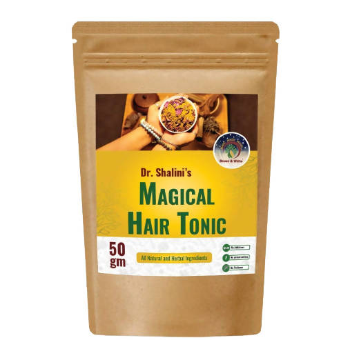 Brown & White Magical Hair Tonic - DrMediCart