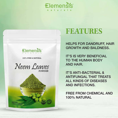 Elemensis Naturals Neem Leaves Powder