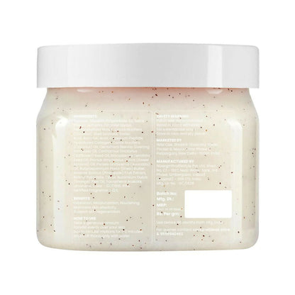Wild Oak Pina Colada Shea Butter Sugar Scrub with Vegan Collagen & Peptides For Tan Removal & Smooth Skin