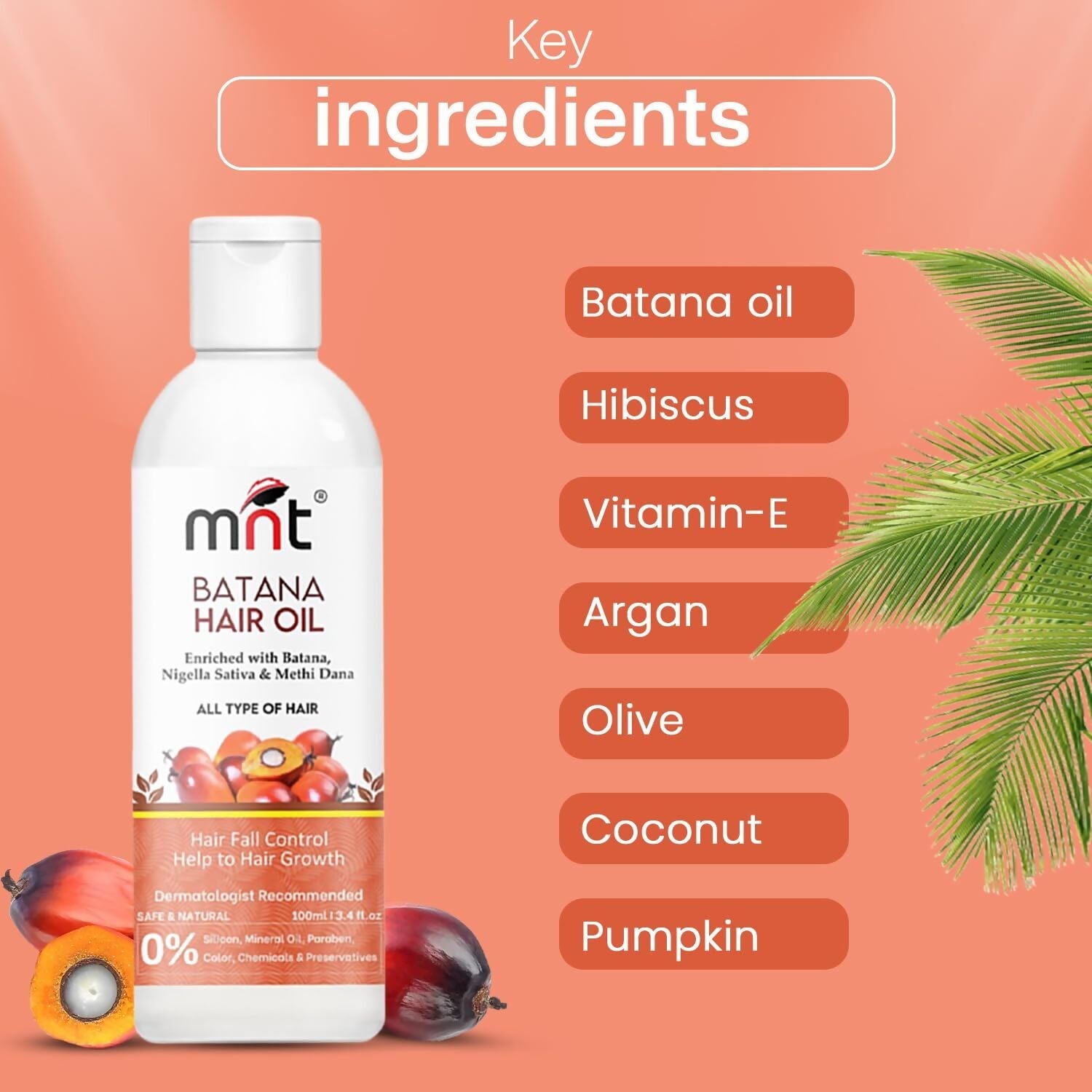 Buy MNT Batana Hair Oil from DrMediCart, Ship from India to USA
