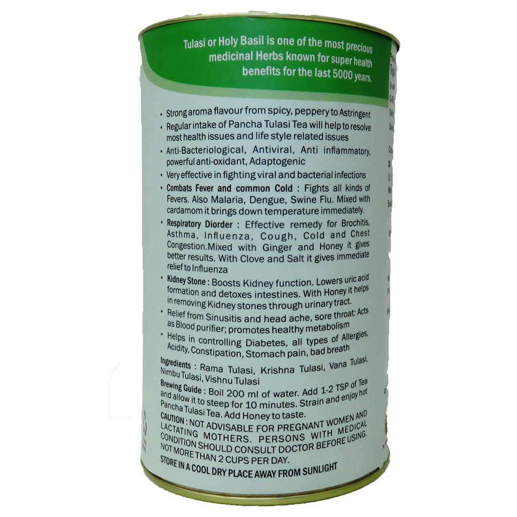 Teja Organics Pancha Tulasi Tea - Drmedicart