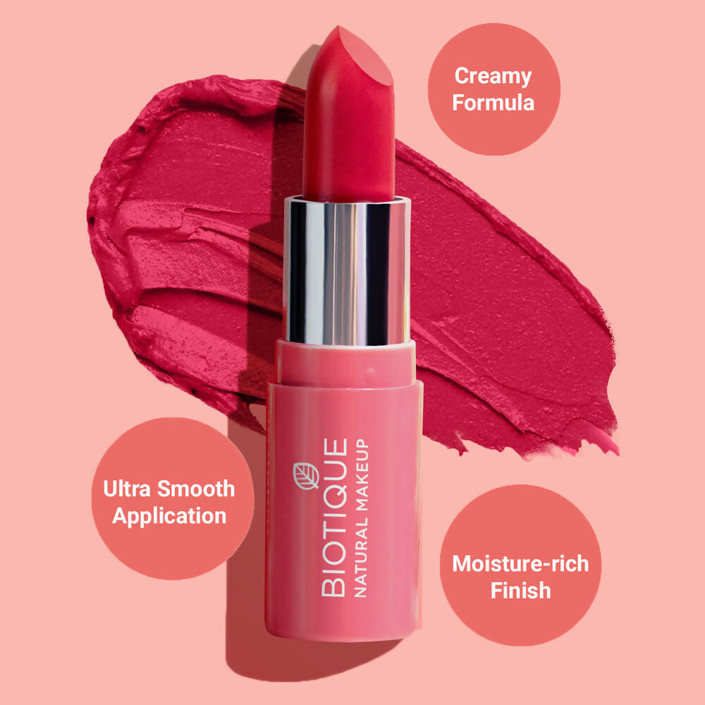 Biotique Magicolor Lipstick - Nudge Fudge