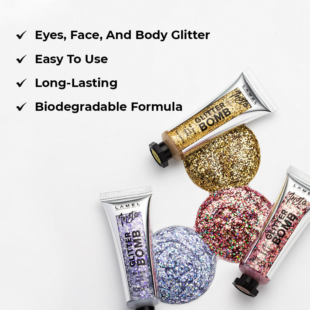 Lamel Insta Glitter Bomb - 402 Flicker