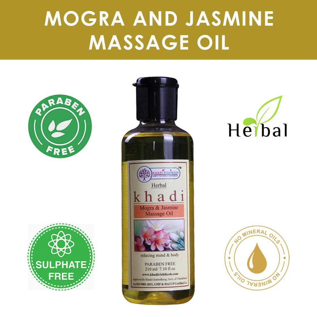 Khadi Rishikesh Herbal Mogra & Jasmine Massage Oil