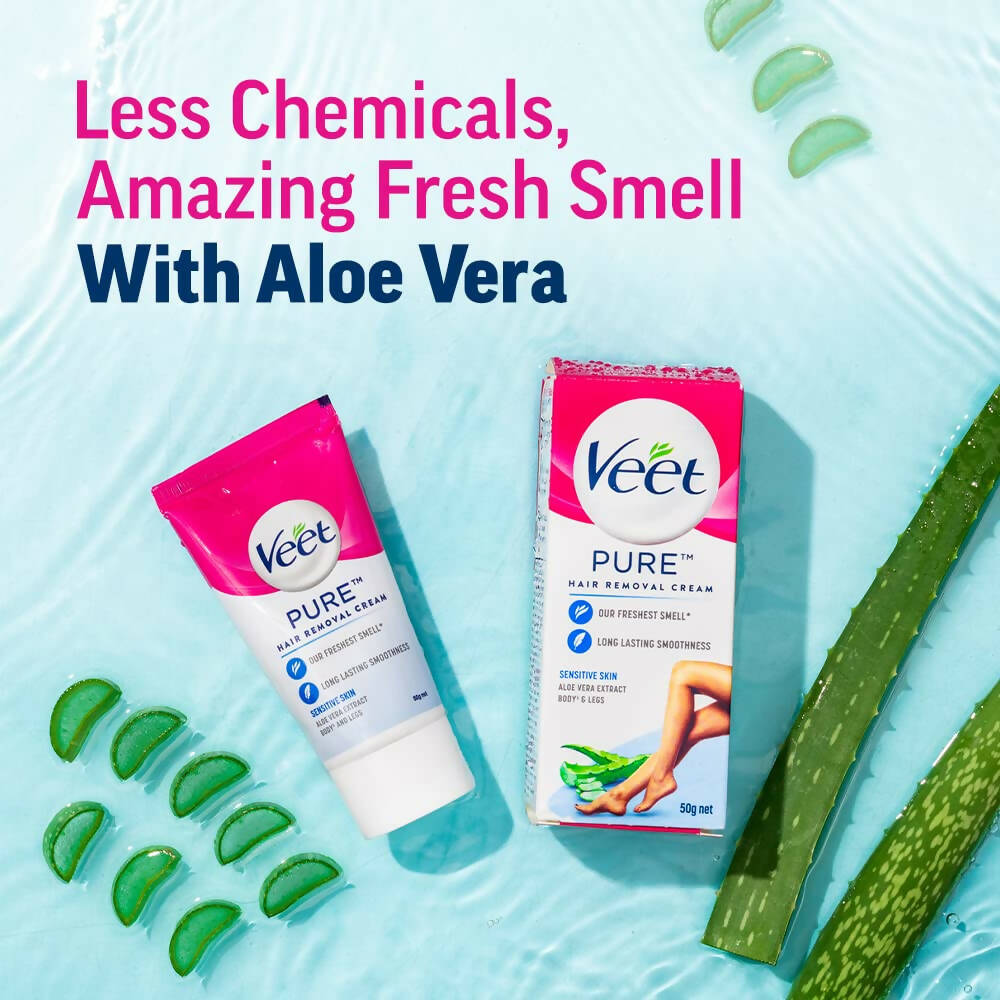 Veet Pure Hair Removal Cream for Women - Sensitive Skin