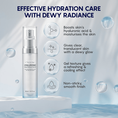 AHC Hyaluronic Dewy Moisturising Radiance Face Serum - Korean skincare