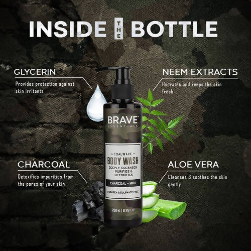 Brave Essentials Coalwave Body Wash