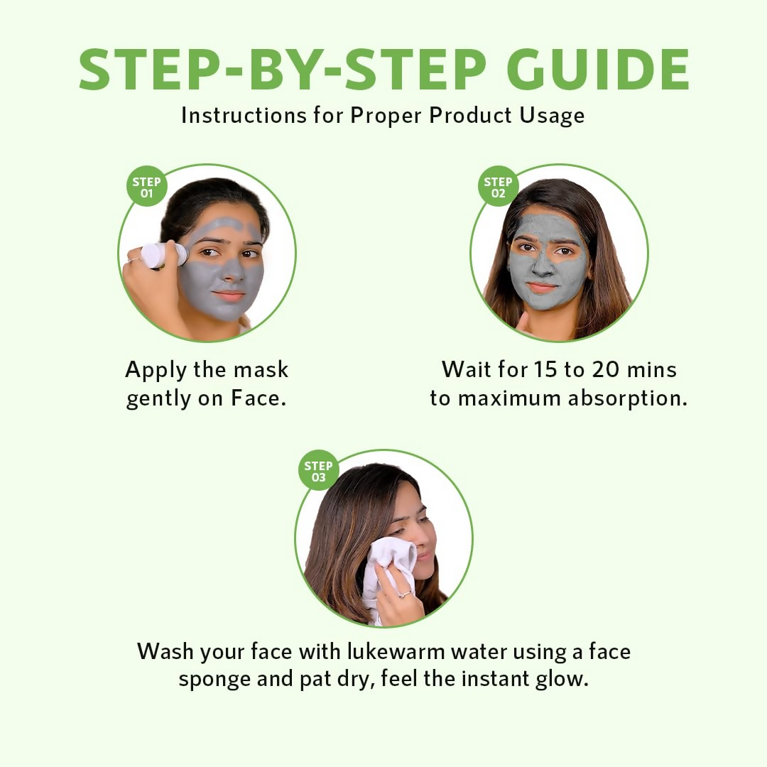 Orgatre Detan Face Mask Stick For Men & Women With Green Tea Chamomile For Tan