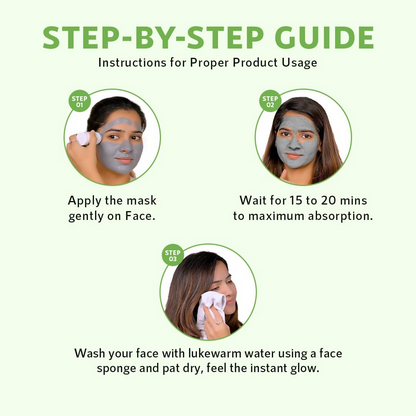 Orgatre Detan Face Mask Stick For Men & Women With Green Tea Chamomile For Tan