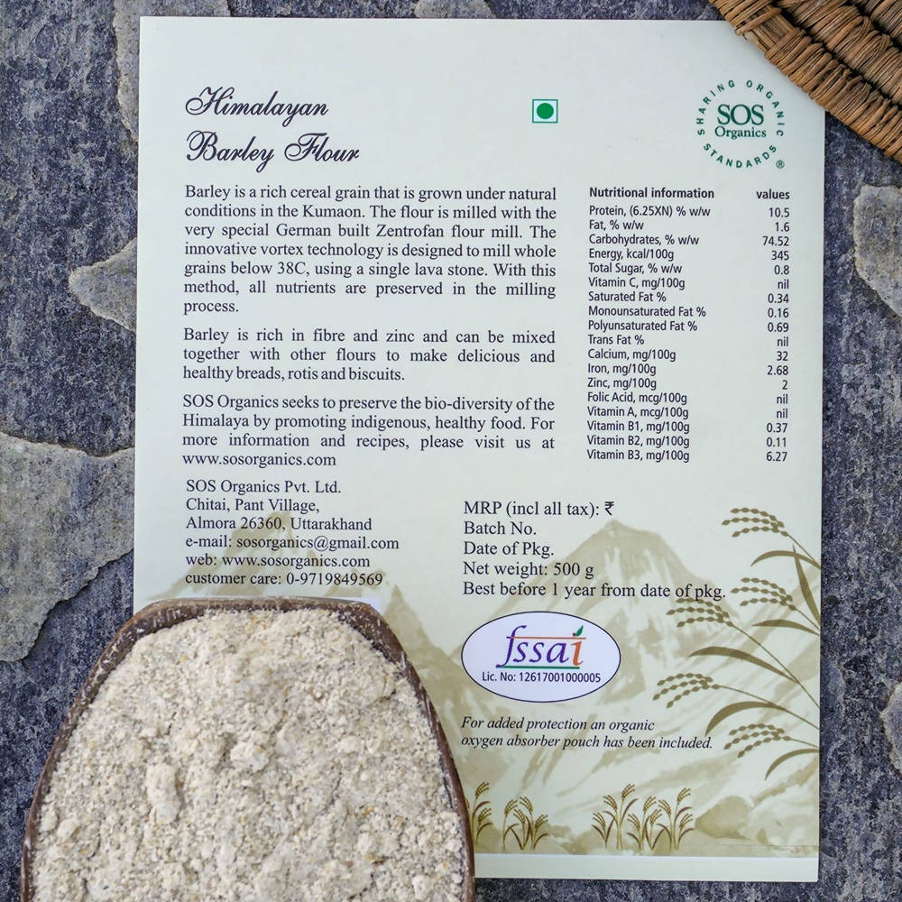 SOS Organics Himalayan Barley Flour