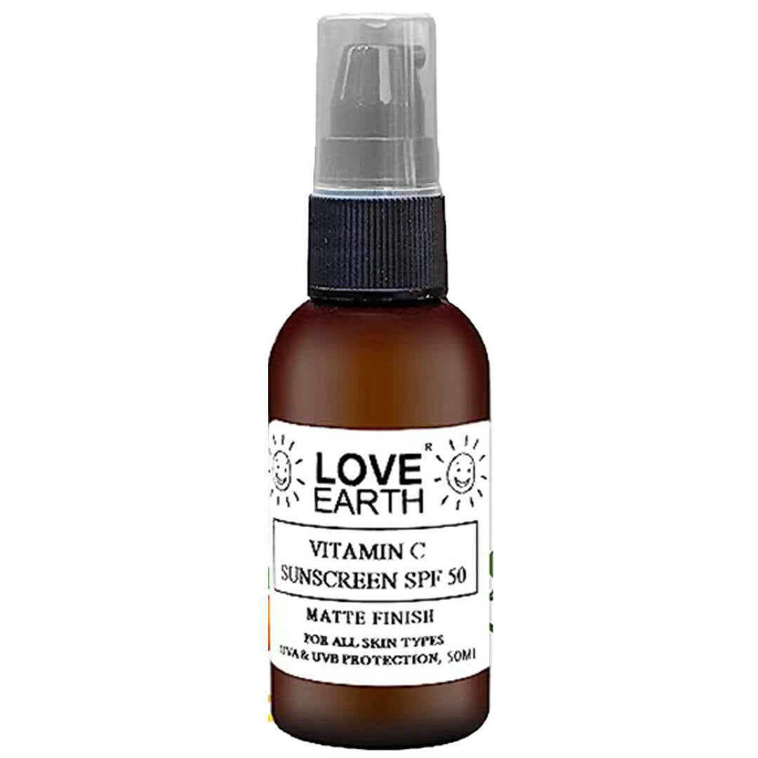 Buy Love Earth Vitamin C Sunscreen Spf 50 Matte Finish from DrMediCart, Ship from India to USA