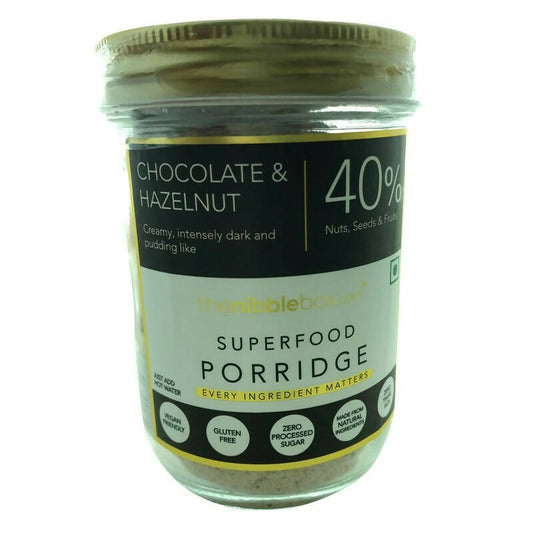 Buy Thenibblebox Chocolate & Hazelnut Almond flour Superfood Porridge Instant Breakfast Mix from DrMediCart