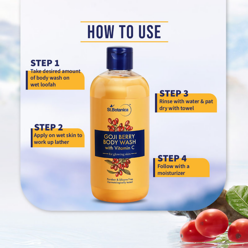 St.Botanica Goji Berry Body Wash With Goji Berry & Vitamin C