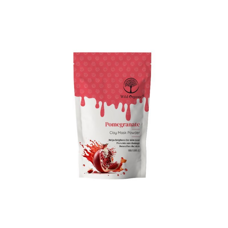 Wild Organic Pomegranate Clay Mask Powder