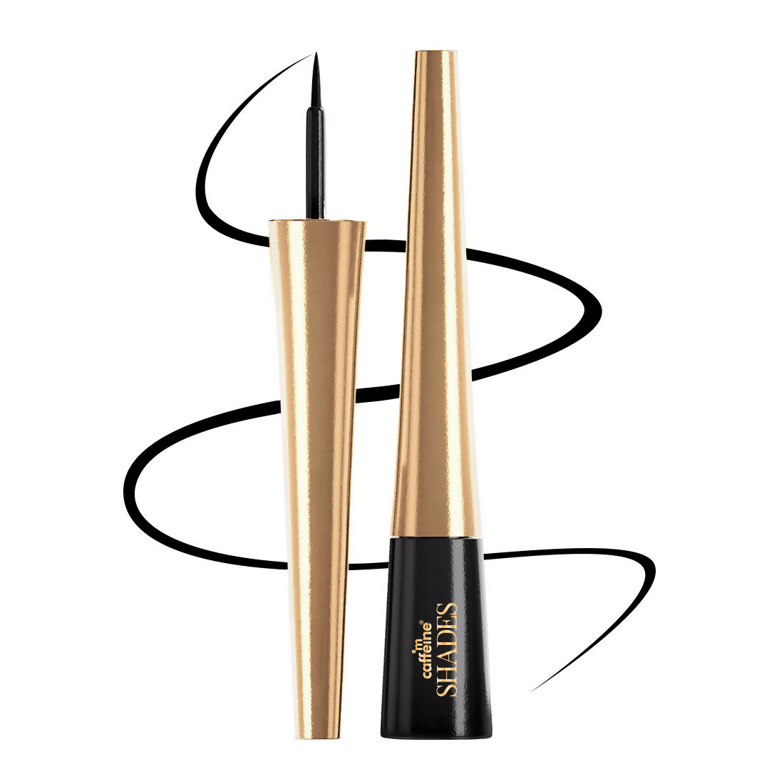 mCaffeine Shades Intense Ink Waterproof Eyeliner - Black