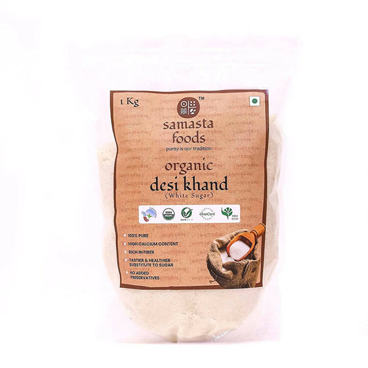Samasta Foods Organic Desi Khand (White Sugar)