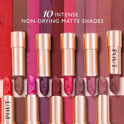 MyGlamm Pout By Karan Johar Intense Matte Plumping Lipstick - Dramatic Pout